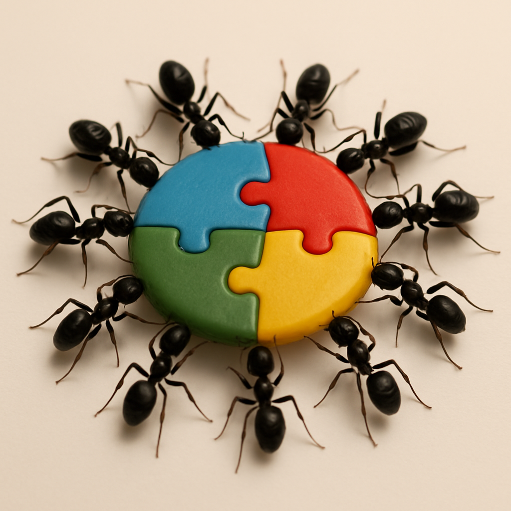 Colony of ants